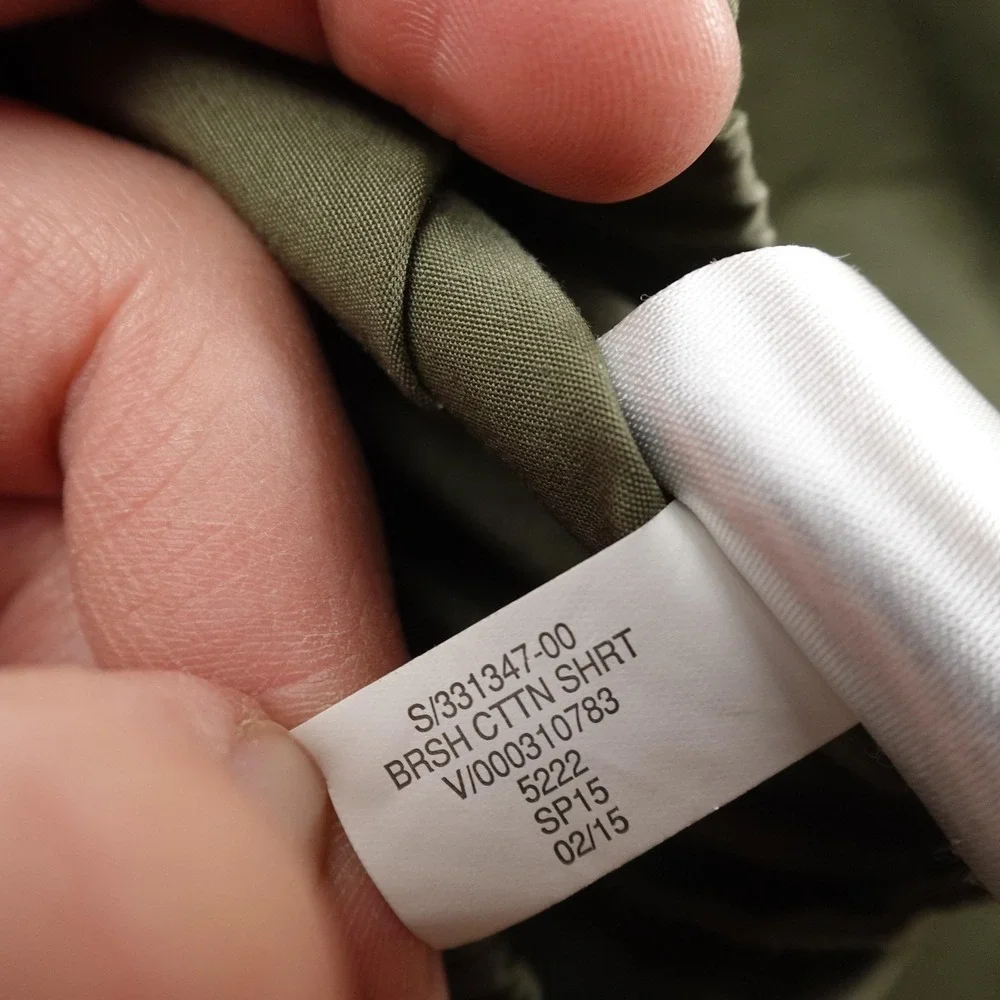 Banana Republic Jacket Womens S Green Military Full Zip Casual Field Coat Safari